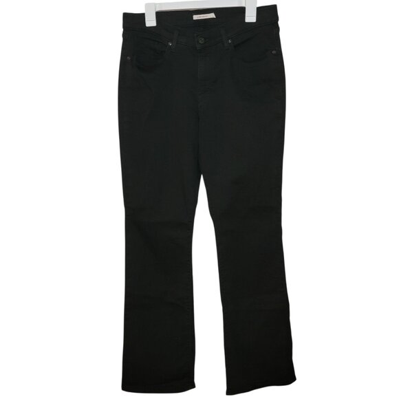 Levi's Pants - Levi's Classic Bootcut Jeans Soft Black Stretch Denim Womens Size 12 Streetwear